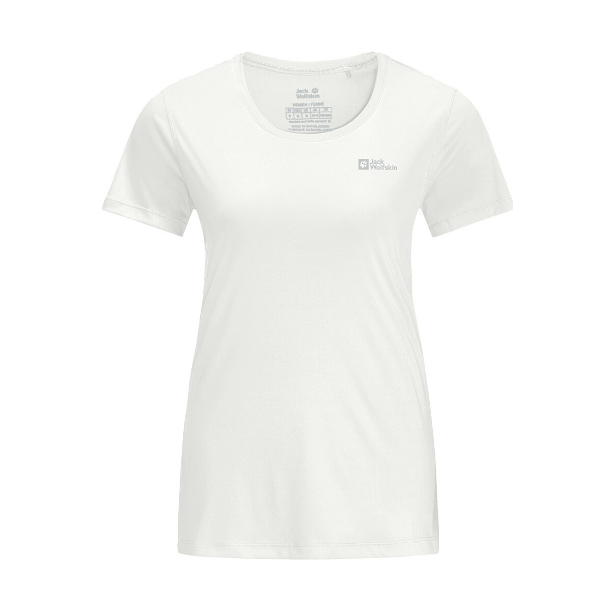 Vêtements Femme Chemises / Chemisiers Jack Wolfskin TECH T W Blanc