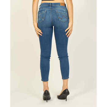 In The Style Plus x Billie Faiers Jeans met taille met plooirand in blauw