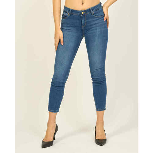 Vêtements Femme Jeans slim Gaudi Jean  modèle skinny crop Bleu