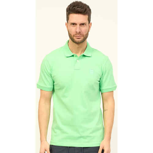 Vêtements Homme T-shirts & Polos BOSS Polo pour hommes Passenger de  en coton stretch Vert
