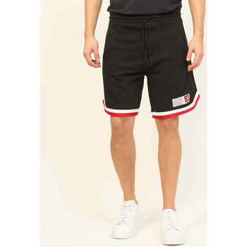 Vêtements Homme Shorts / Bermudas BOSS Bermuda  avec logo style collège Noir