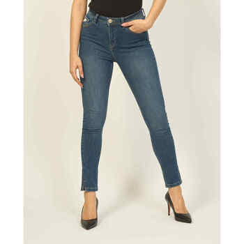 Vêtements Femme Jeans Yes Zee Jean , modèle legging 5 poches Bleu