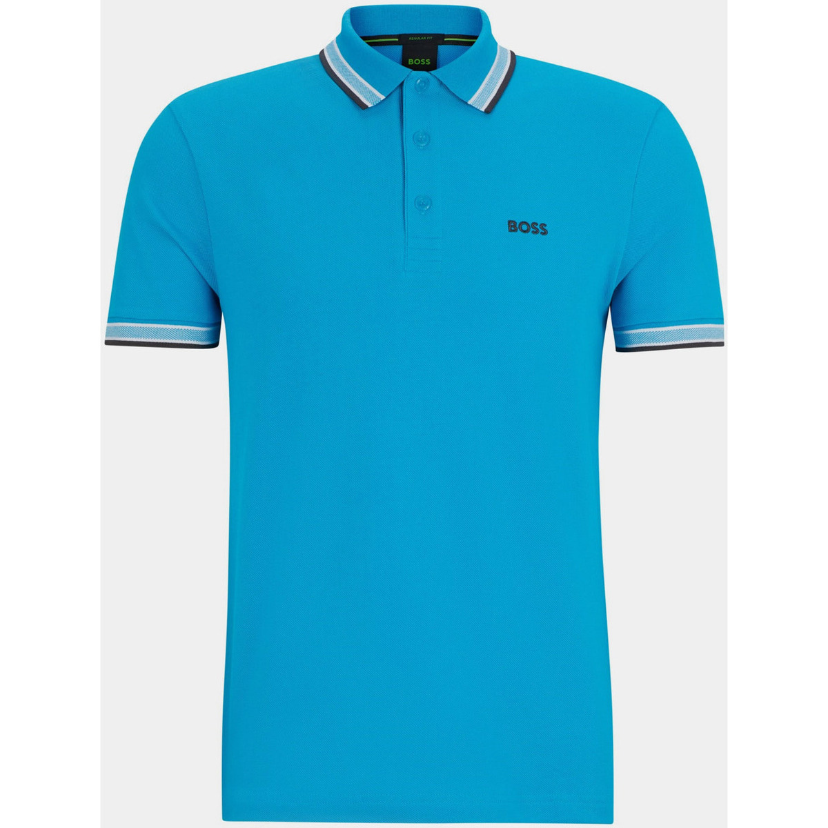 Vêtements Homme T-shirts & Polos BOSS Polo pour hommes Paddy de  avec bords contrastés Bleu
