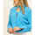 Vêtements Femme Tops / Blouses Jijil Blouse modèle  crop avec boutons Bleu