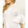 Vêtements Femme Chemises / Chemisiers Yes Zee Chemise femme  en coton à manches voilantes Blanc