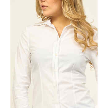 Gaudi Chemise femme  en coton avec boutons Blanc