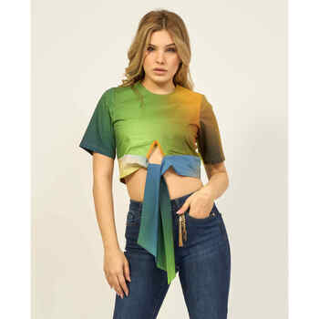 Vêtements Femme Marques à la une Silvian Heach T-shirt court  en coton Multicolore