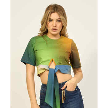 Silvian Heach T-shirt court  en coton Multicolore
