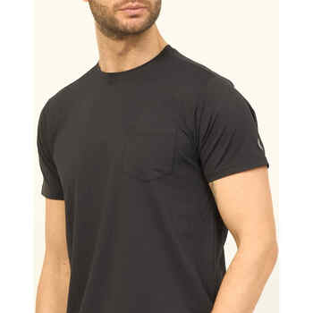 Save The Duck T-shirt Chicago  avec poche poitrine Noir