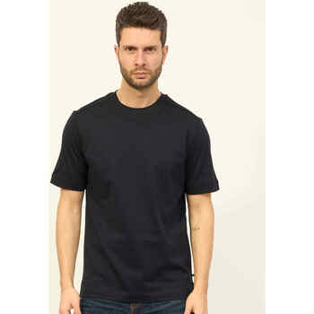 Vêtements Homme T-shirts & Polos BOSS T-shirt à col rond  pour hommes en coton stretch Bleu
