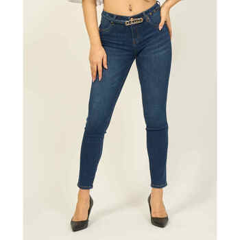 Vêtements Femme Jeans Gaudi push up leggings modèle jeans avec ceinture Bleu