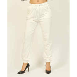Vêtements Femme Pantalons Gaudi Pantalon de jogging en polaire Blanc