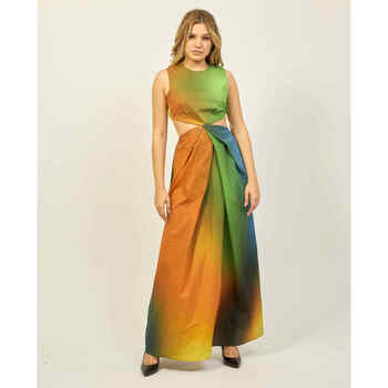 Silvian Heach Robe multicolore  à encolure ronde Multicolore