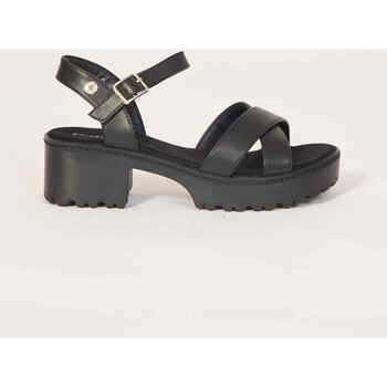 Chaussures Femme Sandales et Nu-pieds Refresh Sandale pour femme  avec bride et semelle Noir