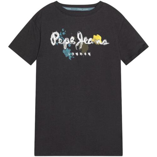 Vêtements Garçon T-shirts manches courtes Pepe Blue Jeans  Gris