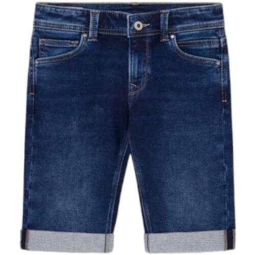 Vêtements Garçon Wash Shorts / Bermudas Pepe jeans  Bleu