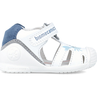 Chaussures Enfant Linge de maison Biomecanics BIOMÉCANIQUE PREMIERS PAS SANDALES JUMELLES 242123-A Blanc