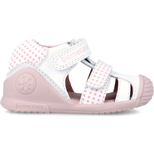 Chaussures Enfant Sandales et Nu-pieds Biomecanics SANDALE BIOMÉCANIQUE 242107 ÉTOILES Blanc