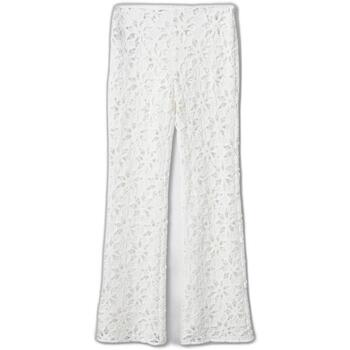 Vêtements Femme Pantalons fluides / Sarouels Mango 47017883 Blanc