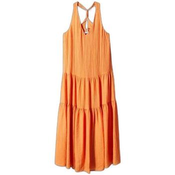 Vêtements Femme Robes longues Mango 57050246 Orange