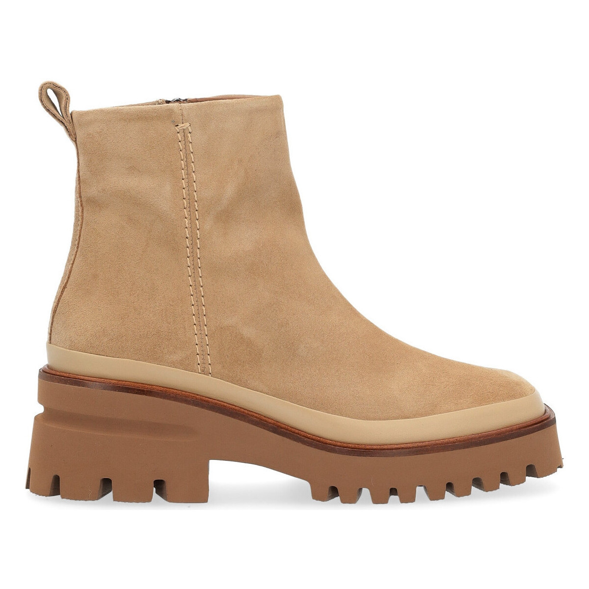 Chaussures Femme Low boots Pon´s Quintana Botte  Eva couleur camel Autres