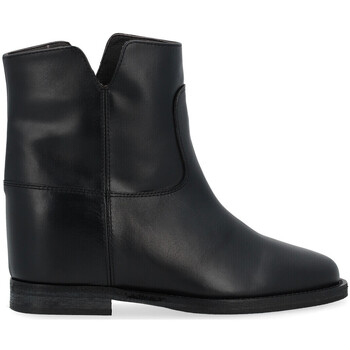 Chaussures Femme Low boots Taies doreillers / traversins Une bottine  en cuir noir Autres