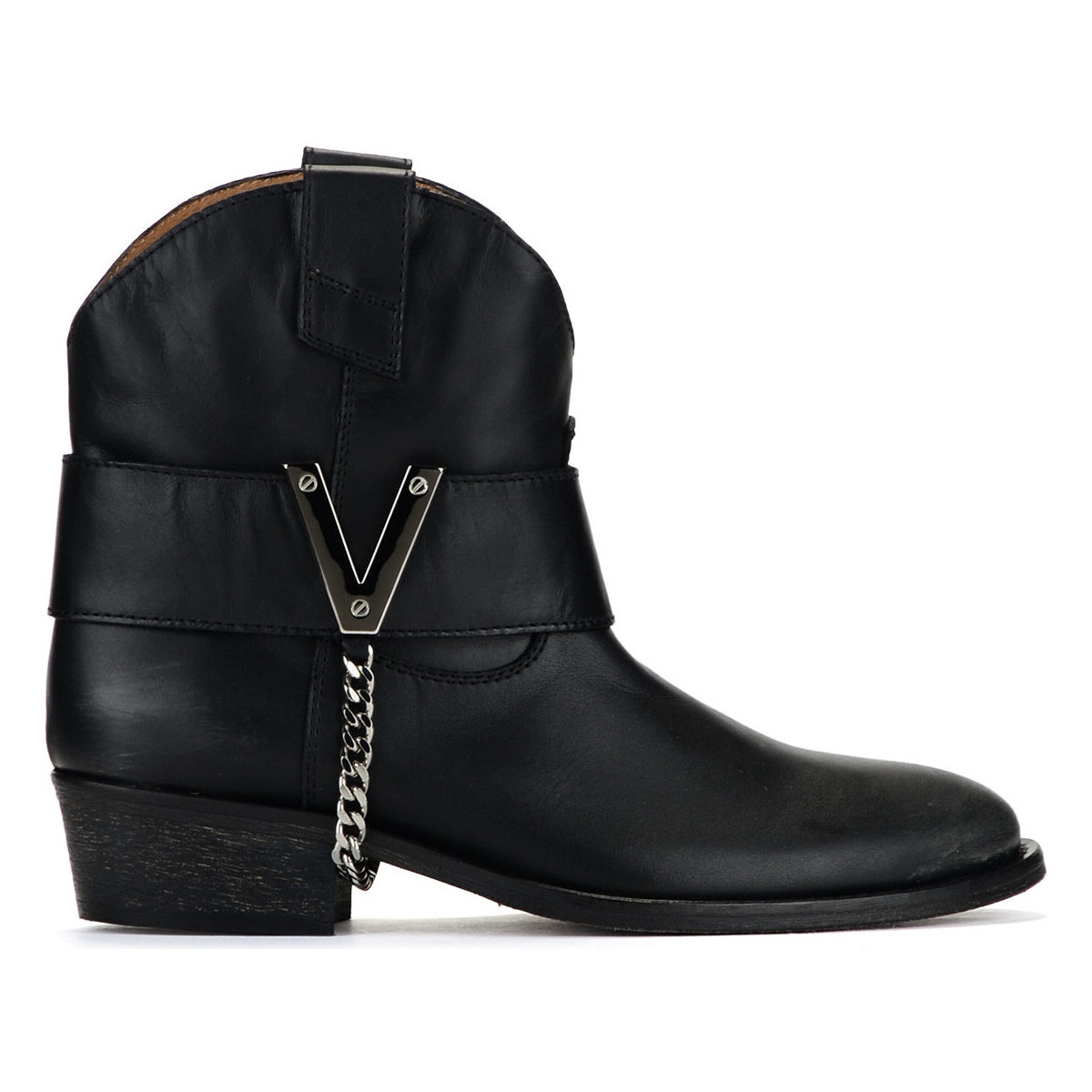 Chaussures Femme Low boots Via Roma 15 Low Texan  noir Autres