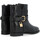 Chaussures Femme Low boots Via Roma 15 Bottine  en cuir noir avec cadenas Autres