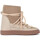 Chaussures Femme Low boots Inuikii Bottines  Classic Wedge en cuir suédé beige Autres