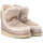 Chaussures Femme Low boots Mou Bottines  Eskimo 18 en peau de mouton métallisée de Autres