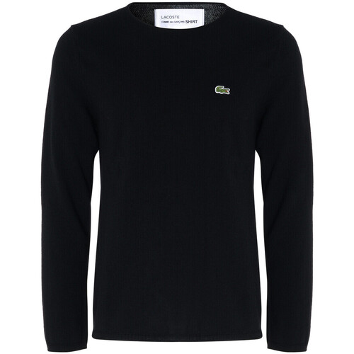 Vêtements Pulls polo ralph lauren short sleeve jumper item Pull Comme Des Garçons Shirt x Lacoste noir avec logo maxi Autres