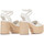 Chaussures Femme Sandales et Nu-pieds PALOMA BARCELÓ Sandales à talons blanches de Paloma Barcelò Autres