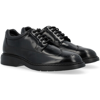 Hogan Chaussure à lacets  H576 en cuir noir Autres