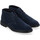 Chaussures Boots Hogan Botte  H576 en daim bleu Autres
