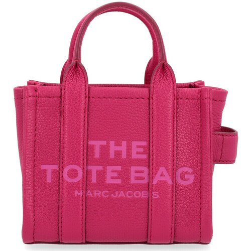 Sacs Femme Sacs Marc Jacobs Sac  The Mini Tote Bag en cuir fuchsia Autres