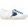 Chaussures Baskets mode Philippe Model Baskets  Paris X blanc, noir et bleu Autres