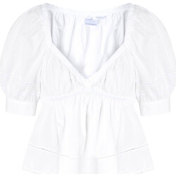 Vêtements Femme T-shirts & Polos Pinko Top  en coton blanc Autres