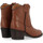 Chaussures Femme Low boots Via Roma 15 Bottine texane  en cuir marron Autres