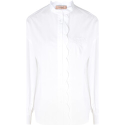 Vêtements Femme Chemises / Chemisiers Twin Set Chemise  bouffante en coton blanc Autres