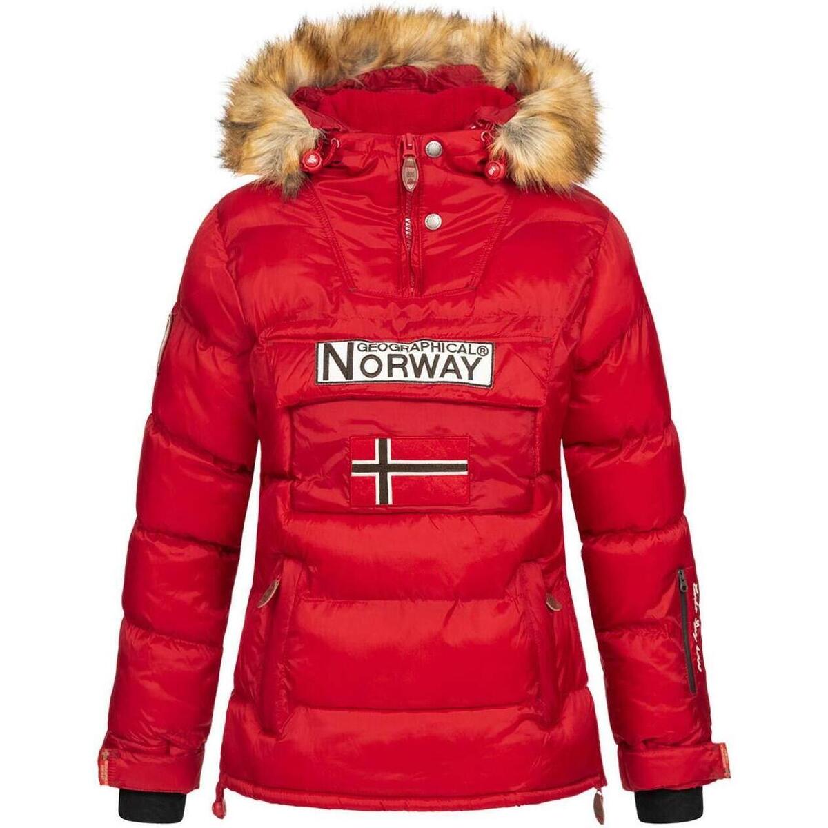 Vêtements Femme Parkas Geographical Norway BELANCOLIE Rouge