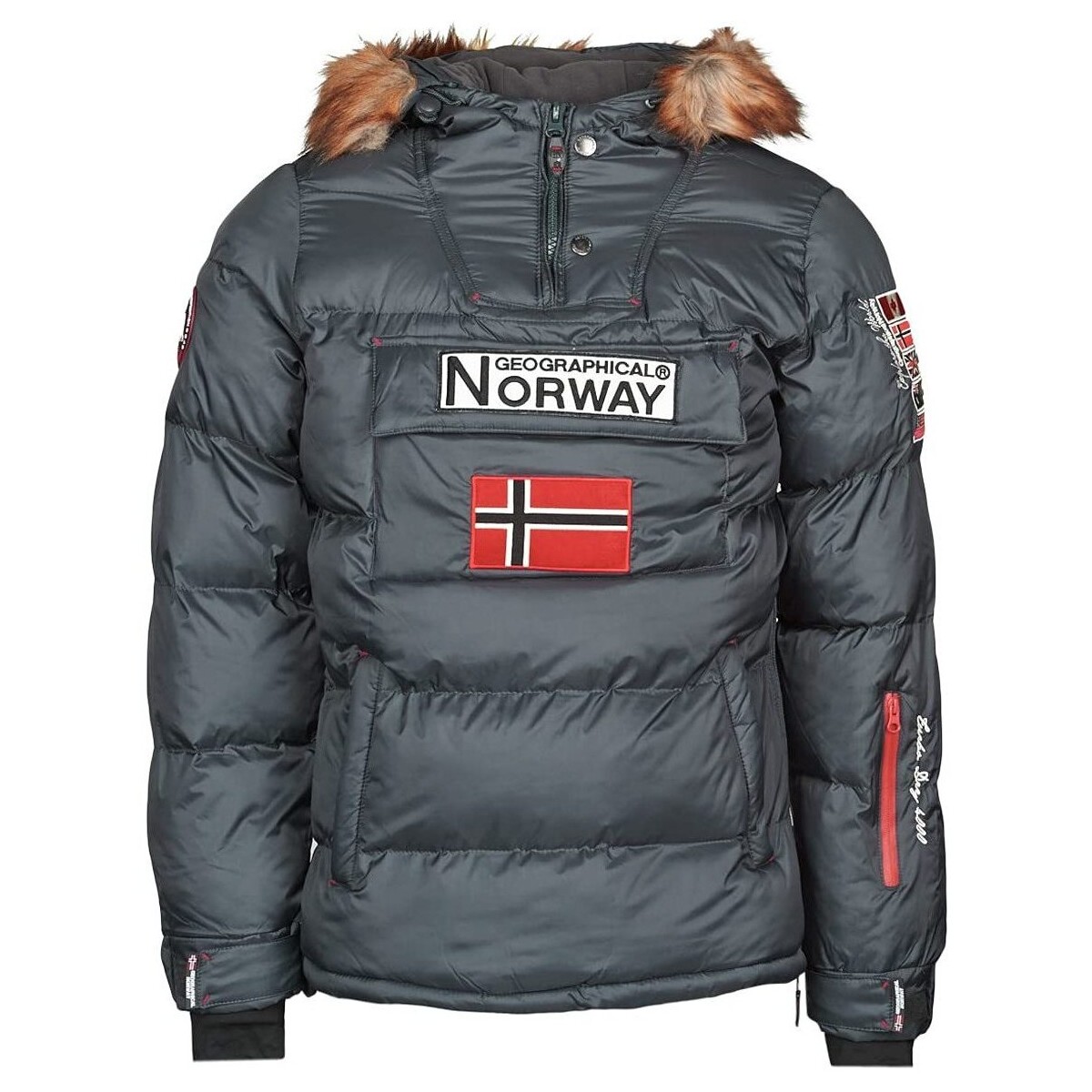 Vêtements Homme Parkas Geographical Norway BILBOQUET Gris