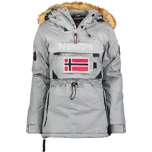 Vêtements Femme Parkas Geographical Norway BULLE Gris