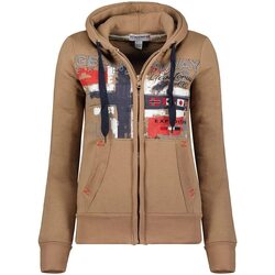 Vêtements Femme Sweats Geographical Norway GETCHUP Kaki