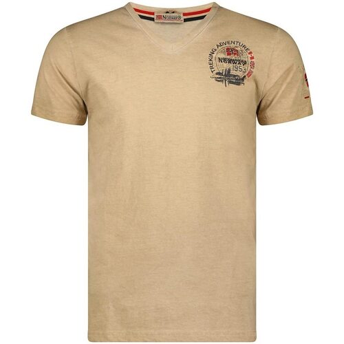 Vêtements Homme T-shirts & Polos Geographical Norway JABOOM Beige