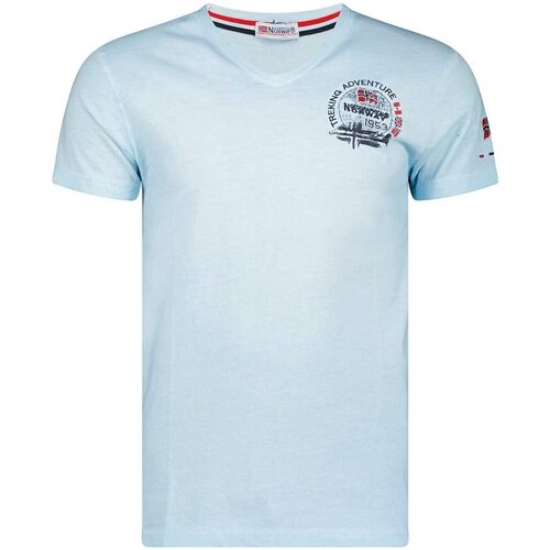 Vêtements Homme T-shirts manches courtes Geographical Norway JABOOM Bleu