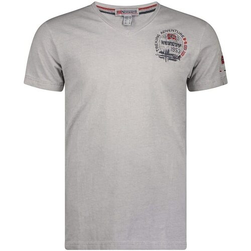 Vêtements Homme T-shirts & Polos Geographical Norway JABOOM Gris