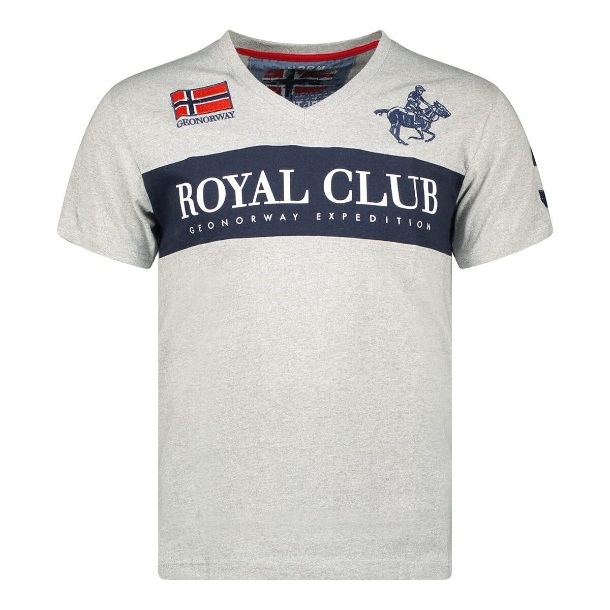 Vêtements Homme T-shirts & Polos Geographical Norway JAHORSE Gris