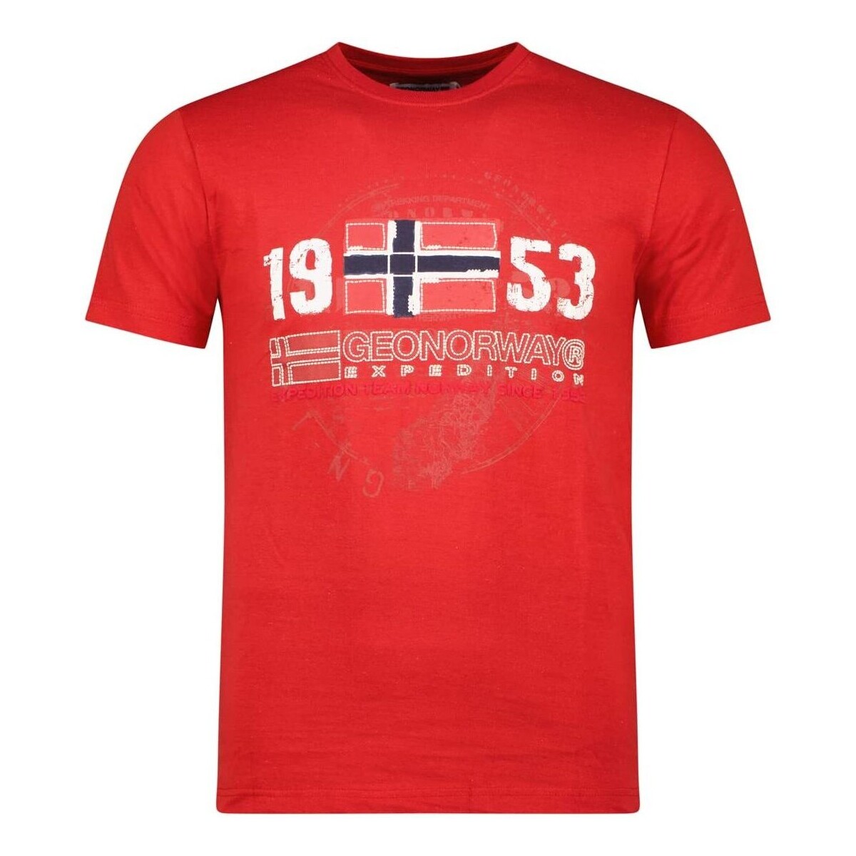 Vêtements Homme T-shirts & Polos Geographical Norway JAPIGAL Orange