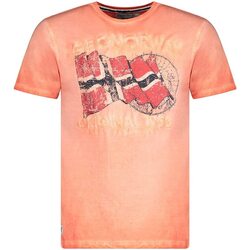 Vêtements Homme T-shirts & Polos Geographical Norway JAPORAL Orange
