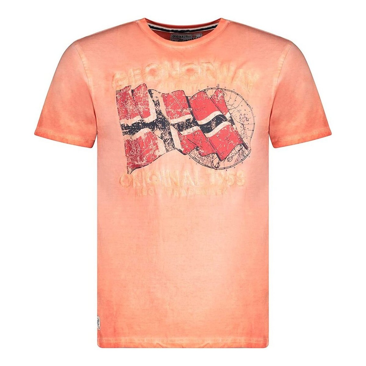 Vêtements Homme T-shirts & Polos Geographical Norway JAPORAL Orange